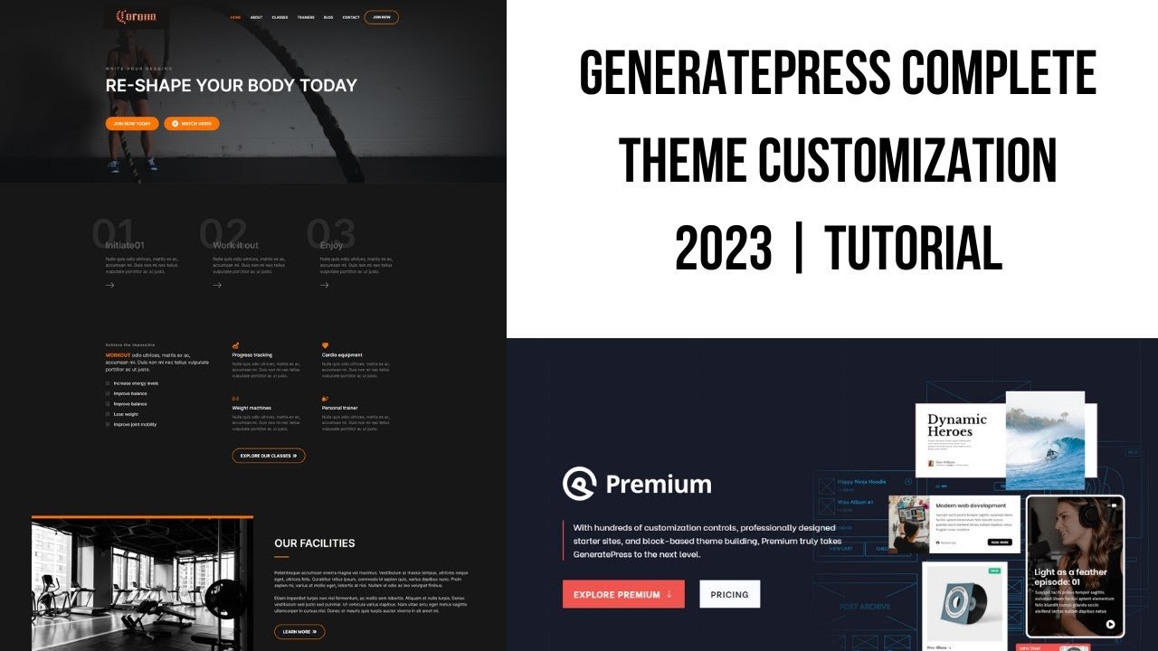 Generatepress Premium Complete Theme Customization 2023 | Genereatepress & Generateblocks